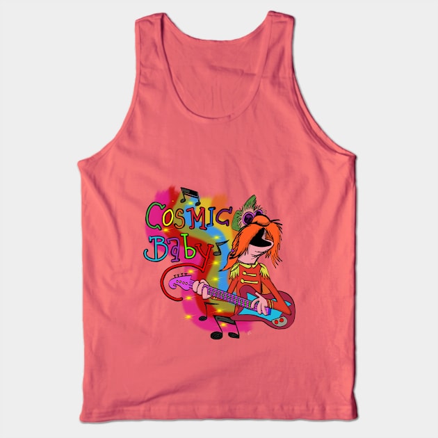 Cosmic Baby Floyd pepper muppets Tank Top by wolfmanjaq